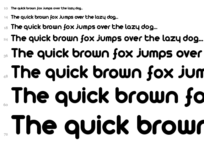 [z] Arista font waterfall
